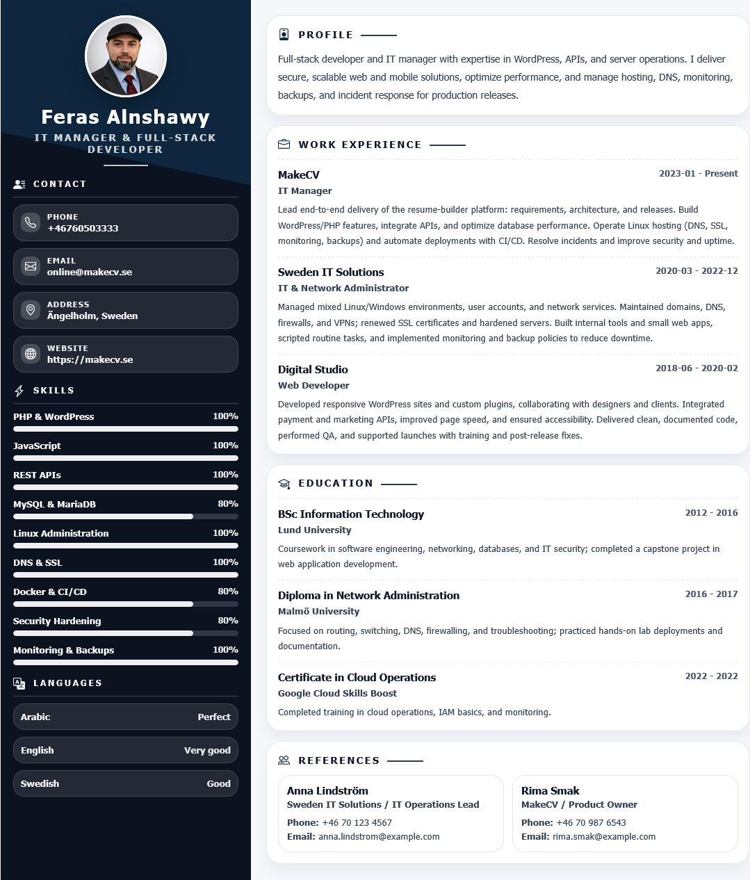 Signature Accent Column